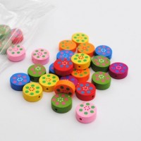 round with dot flower - 30 pack