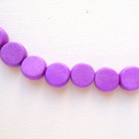 flat round - purple