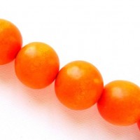 orange 20mm beads