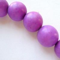 purple 20mm beads
