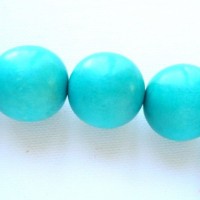 turquoise 25mm beads