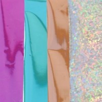 TXA-a4 pink, turqse, bronze & confetti