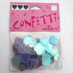 confetti - irridescent hearts