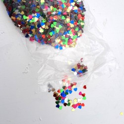 confetti hearts 100g