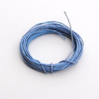 cotton wax cord 5m powder blue
